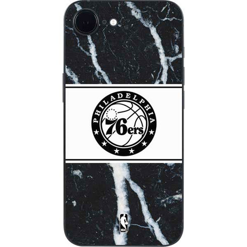 NBA Philadelphia 76ers Marble iPhone 16e Skin